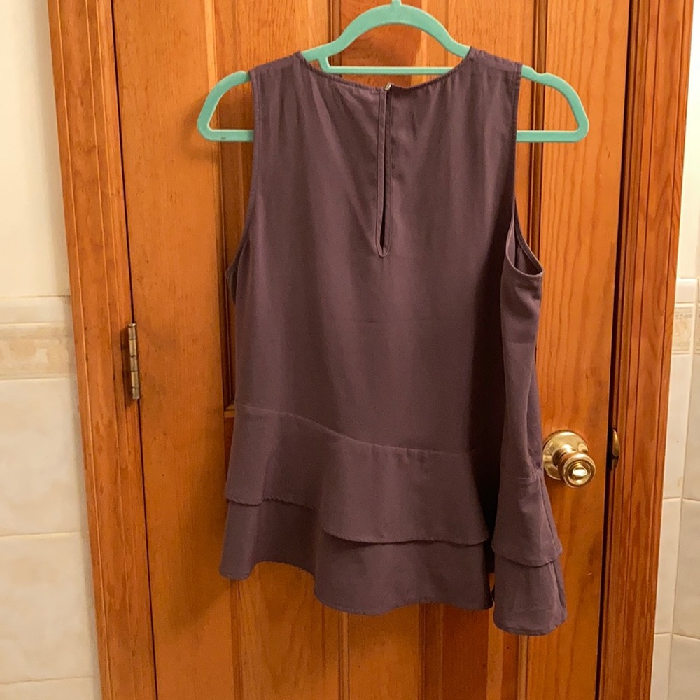 Purple flowy blouse - Picture 2 of 3